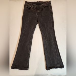 Gap Long and Lean jeans black wash womens size 31R